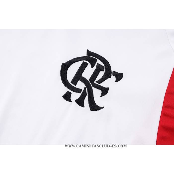 Chandal del Flamengo 23-24 Manga Corta Blanco - Pantalon Corto